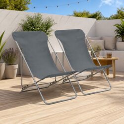 Ideal Folding Beach Chairs for Outdoor Relaxation Set of 2