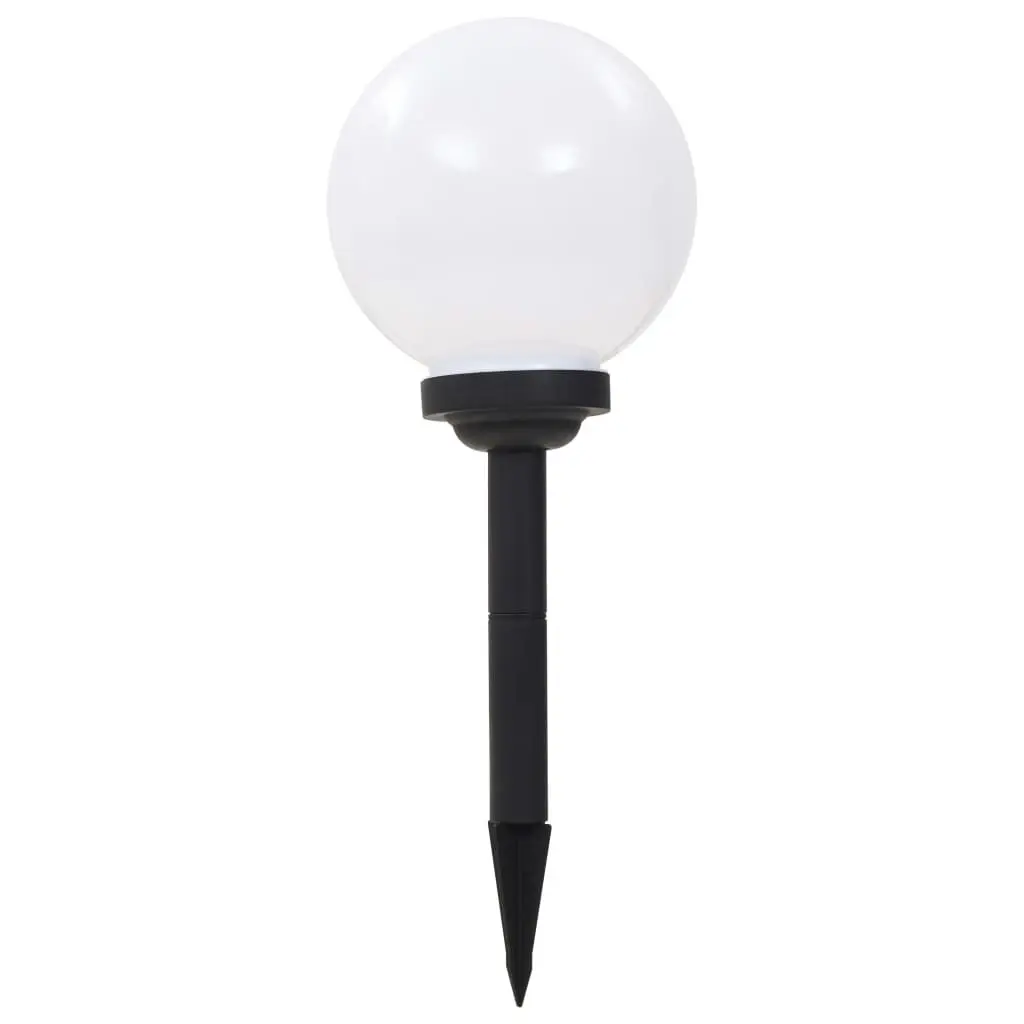 Outdoor Solar Lighting 20cm RGB Colour Changing Spherical LED Lamps 3 Piece Set