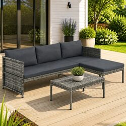 Functional 3 Piece Garden Lounge Set for Any Space