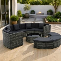 Practical 7-Piece Garden Lounge Sofa Set for Any Space