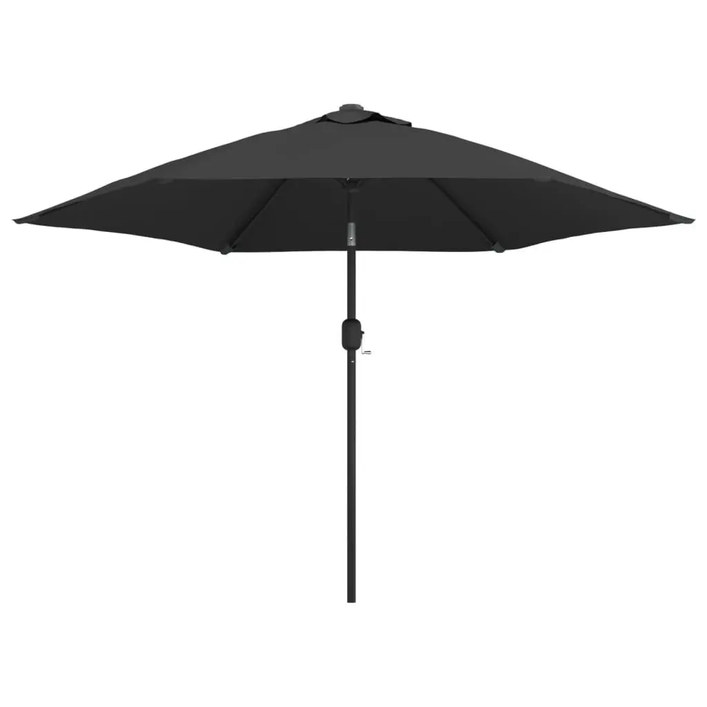 Garden Parasol UV Protective Polyester 300cm Tilt Crank Anthracite Shade