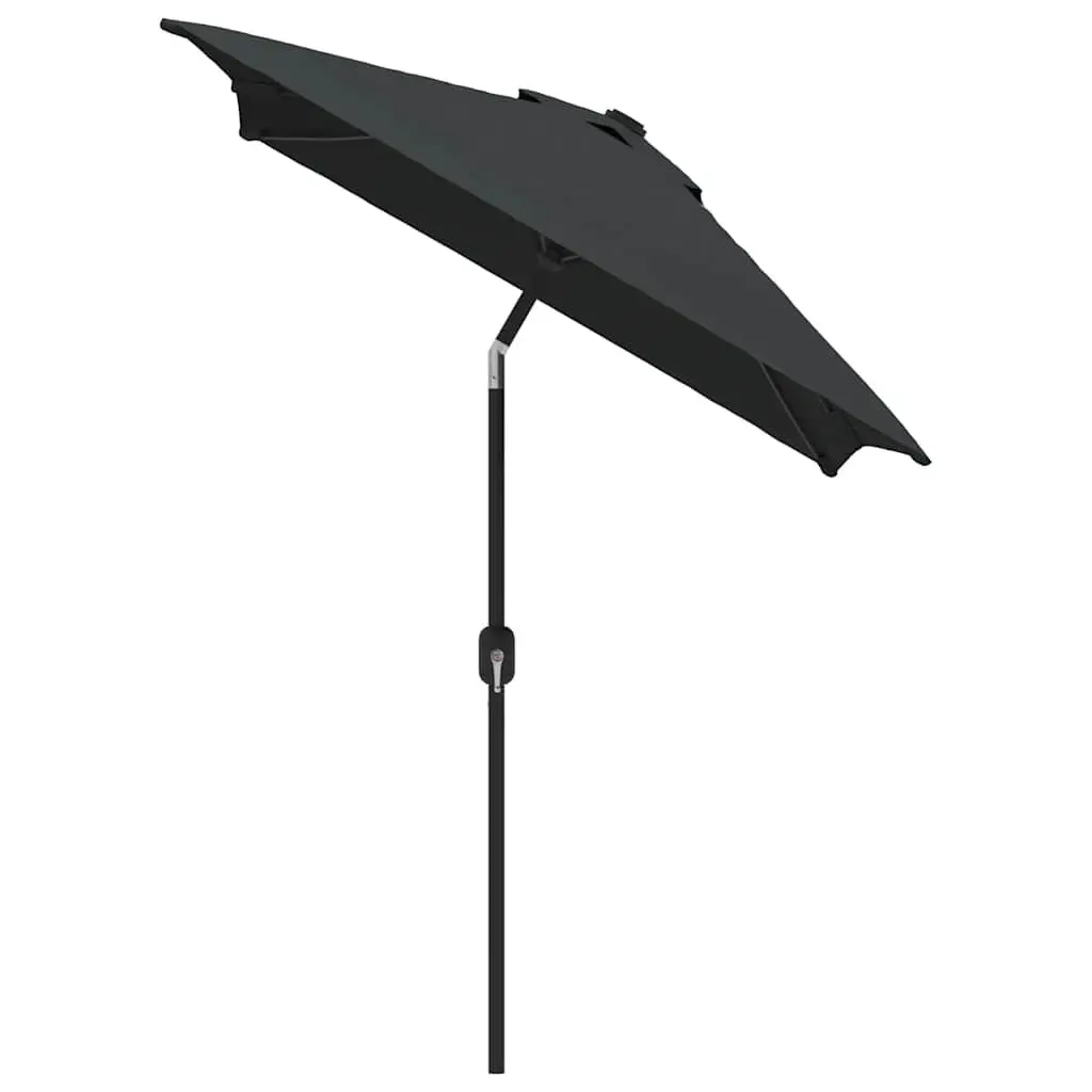 Garden Parasol Steel Pole 300 x 200 cm Anthracite