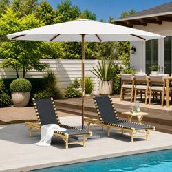 Practical 350cm Garden Parasol for Any Patio
