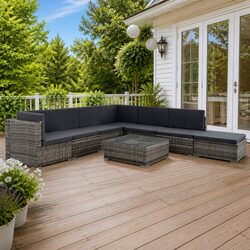 8 Piece Garden Lounge Set for Stylish Gatherings