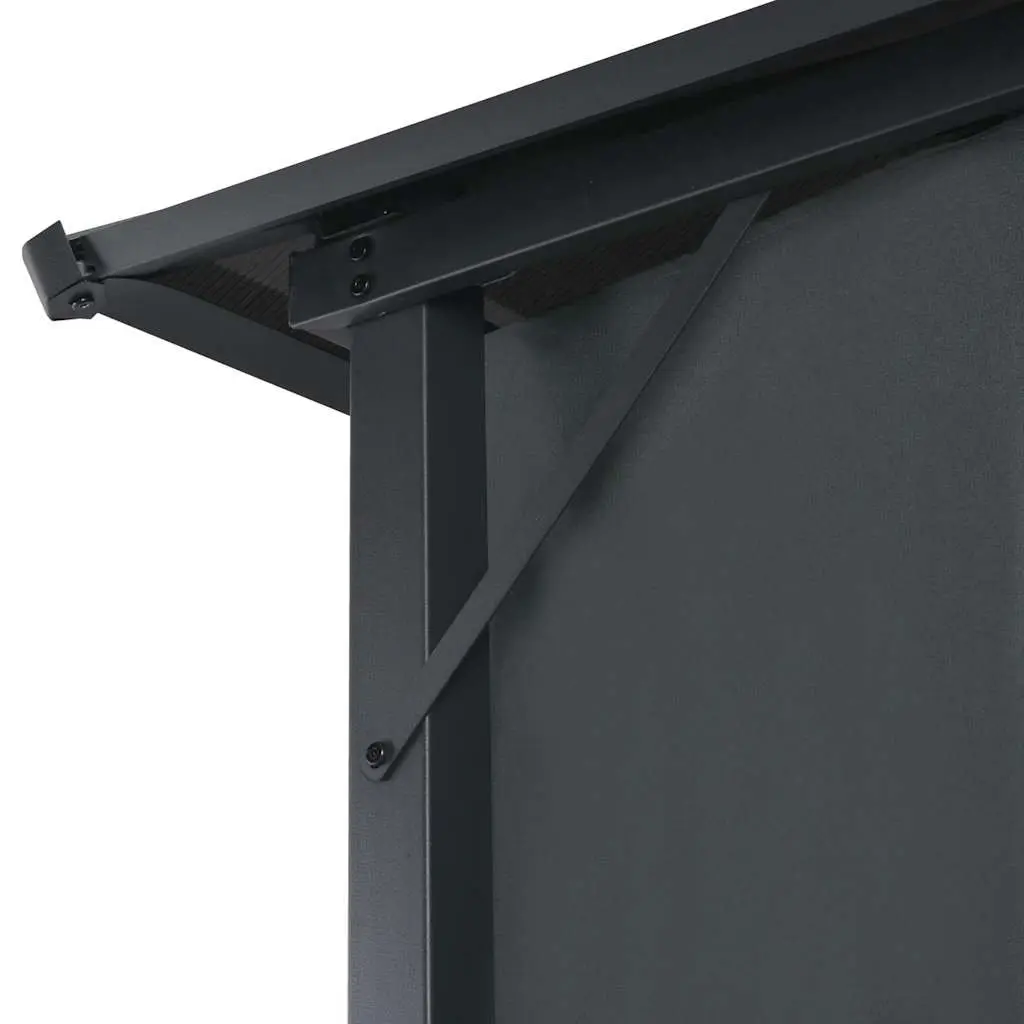 3x3 m Black Gazebo for Various Outdoor Uses