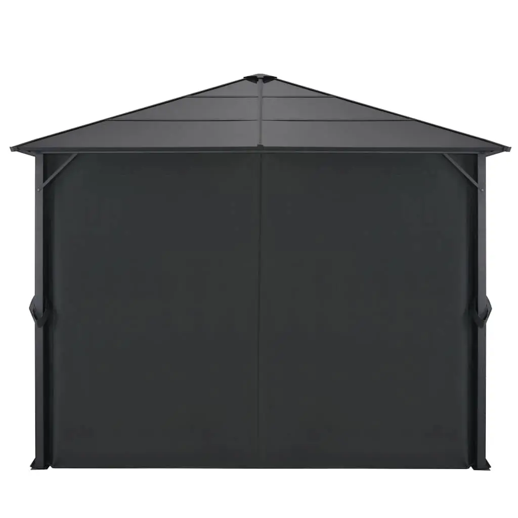 3x3 m Black Gazebo for Various Outdoor Uses