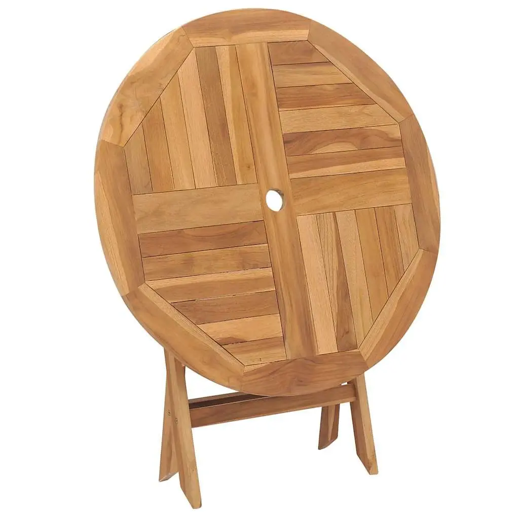 Folding Teak Dining Table for Outdoor Use