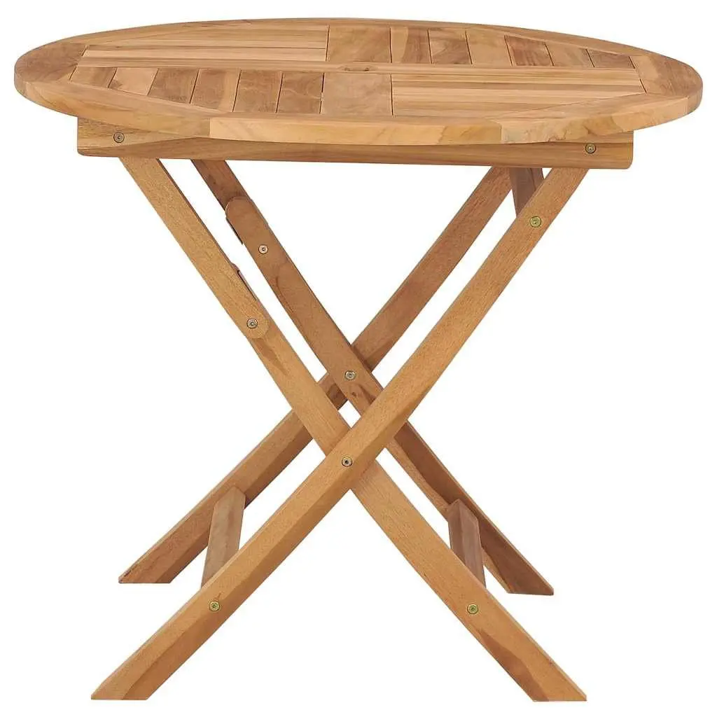 Folding Teak Dining Table for Outdoor Use