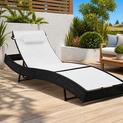 Sun Lounger with Pillow: Ideal for Outdoor Spaces