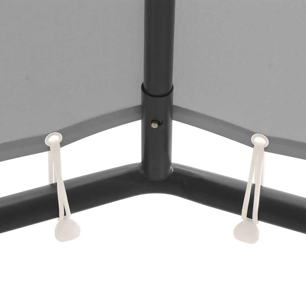 Gazebo Steel Frame 4x4 m Anthracite Oxford Canopy Tent Shade Structure