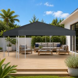 Practical 3x3m Grey Gazebo Top Cover for Versatile Use