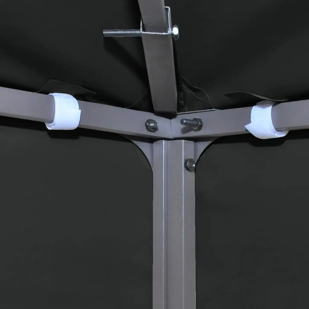 Gazebo Top Cover Replacement Canopy 4x3 m Grey Water Resistant Polyester with PVC Coating