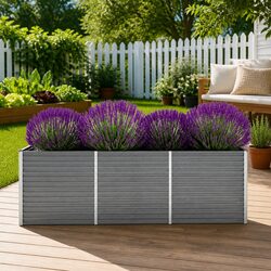Raised Garden Bed Planter Box Outdoor Vegetables Herbs Flowers Deep Wide