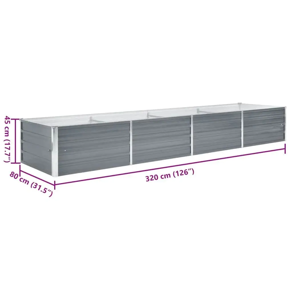 Raised Garden Bed for Home Use 320x80x45cm