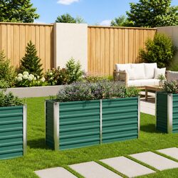 Raised Garden Bed Outdoor Planter Box Vegetables Flowers Herbs Container