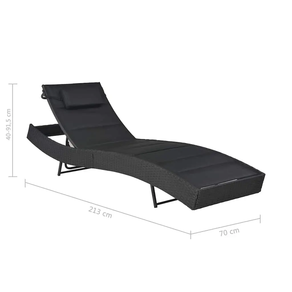 Outdoor Lounger for Garden and Pool Use