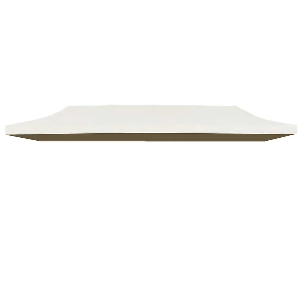 Party Tent Roof Oxford Fabric 3x6 m Cream Replacement Canopy Top
