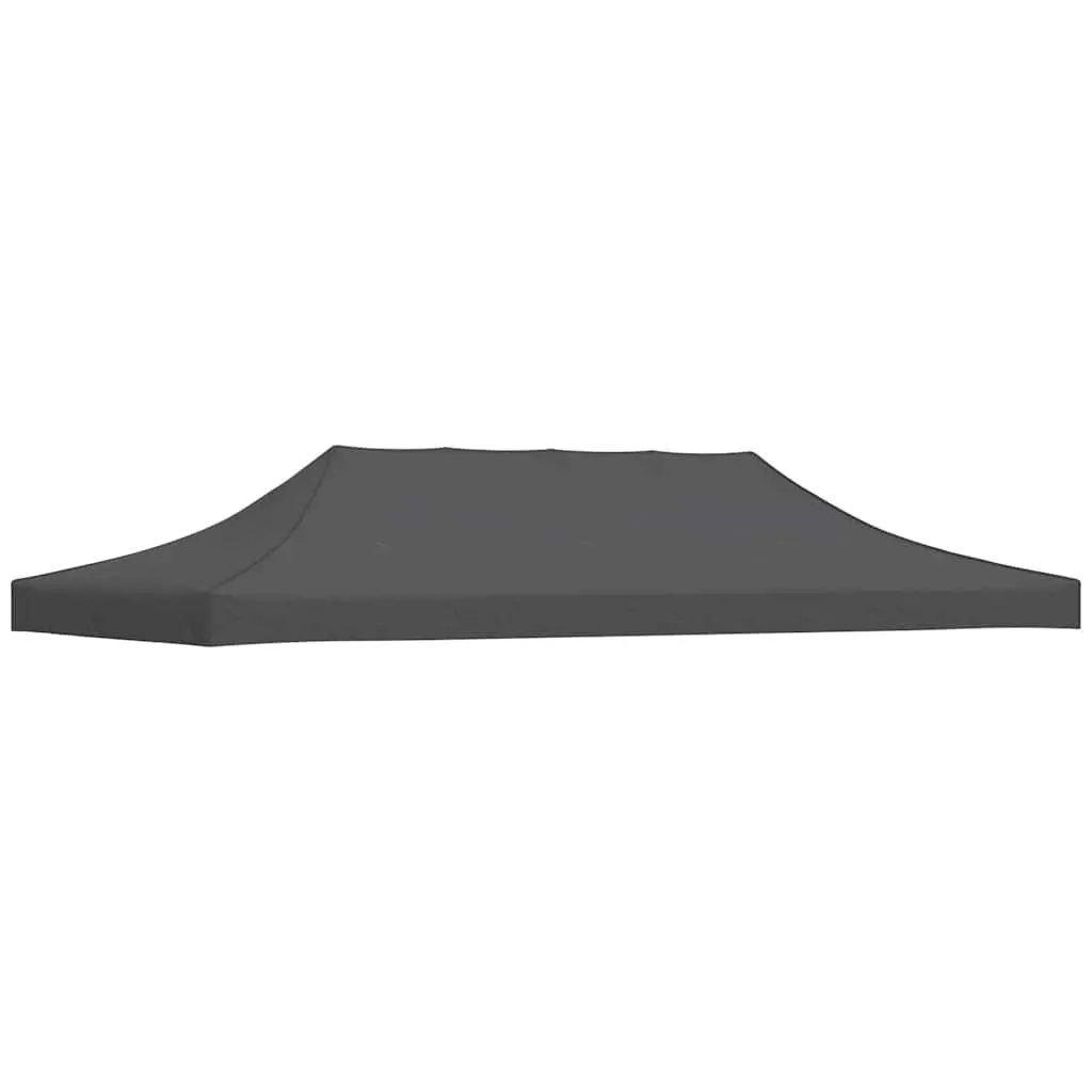 Party Tent Roof Replacement Canopy Top 3x6 m Anthracite Oxford Fabric with PVC Coating