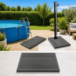 Practical WPC Floor Element for Everyday Outdoor Use