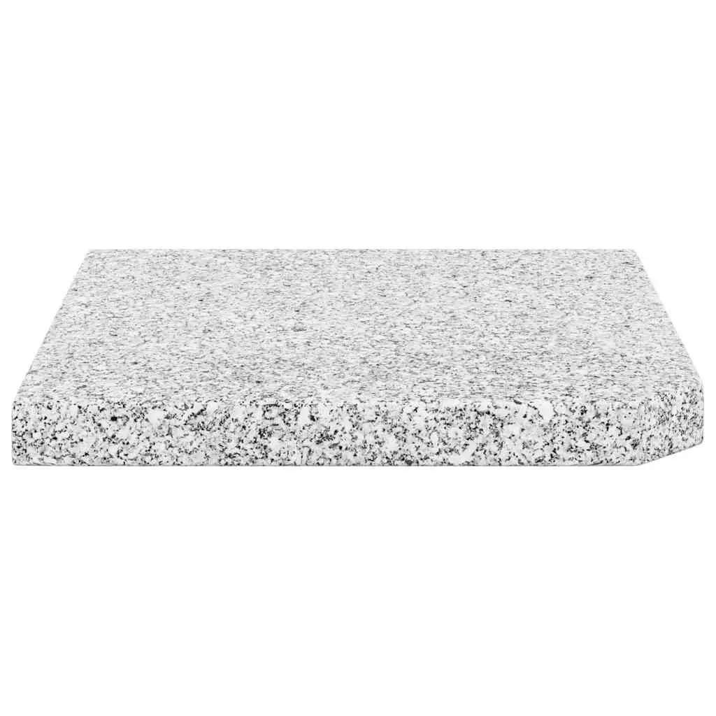 Square Grey Weight Plate for 25 kg Outdoor Umbrella Base Stabilizer