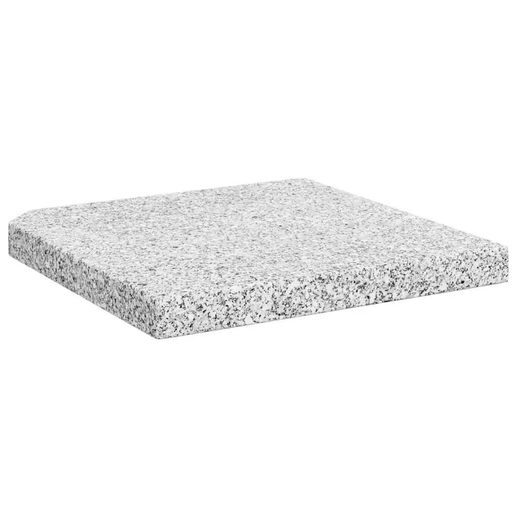 Square Grey Weight Plate for 25 kg Outdoor Umbrella Base Stabilizer