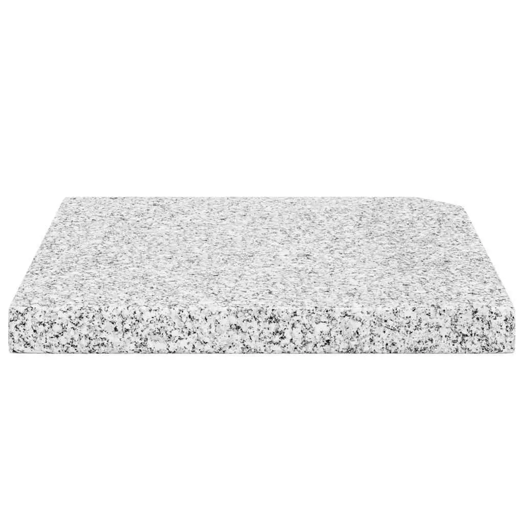 Square Grey Weight Plate for 25 kg Outdoor Umbrella Base Stabilizer