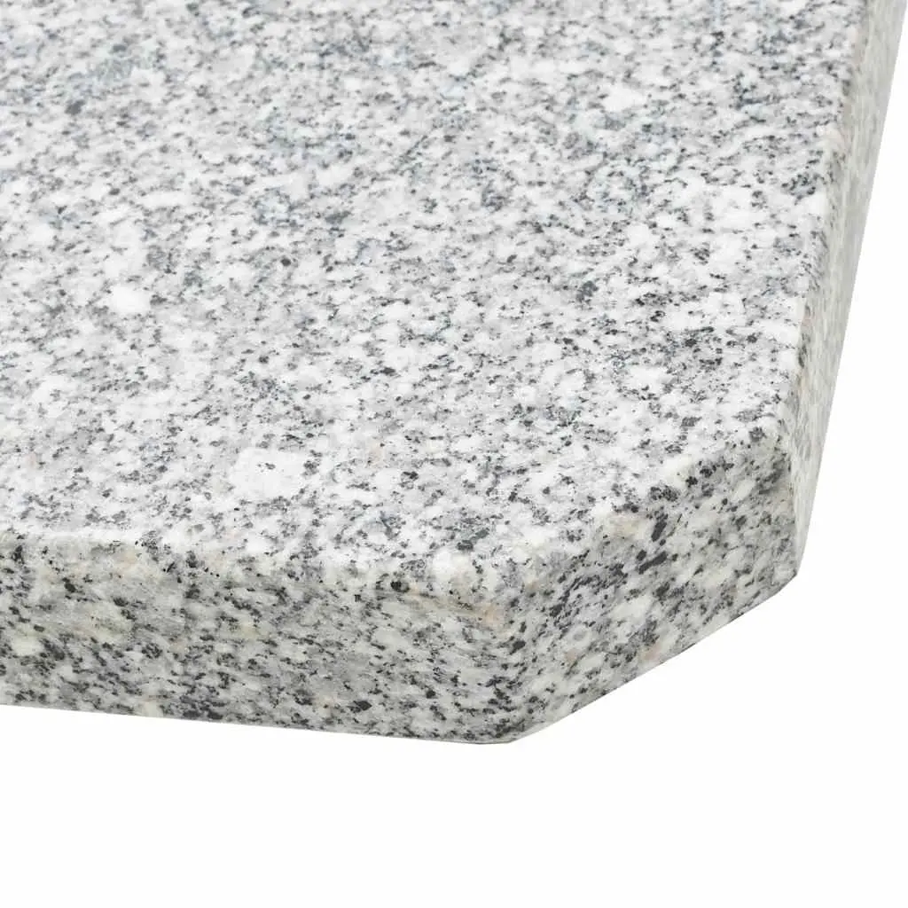 Square Grey Weight Plate for 25 kg Outdoor Umbrella Base Stabilizer