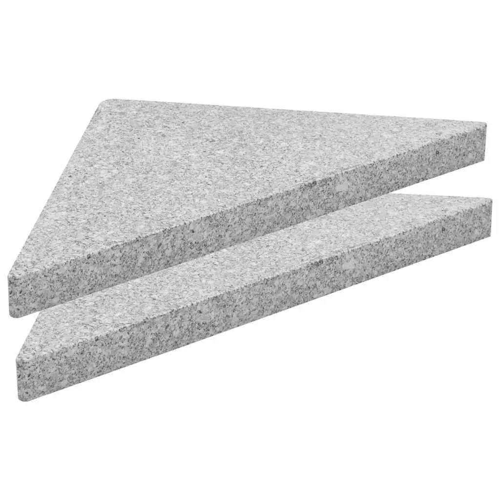 Umbrella Weight Plate Triangular Granite Grey Base