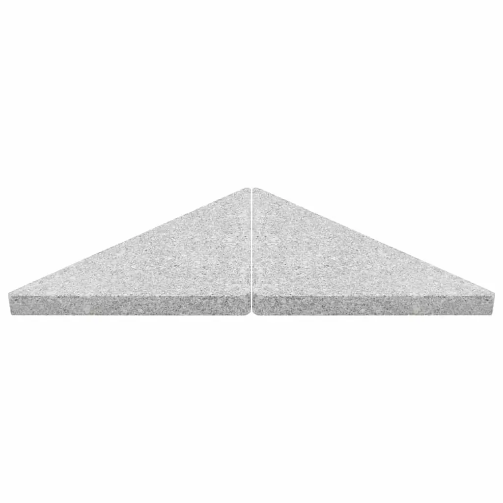Umbrella Weight Plate Triangular Granite Grey Base