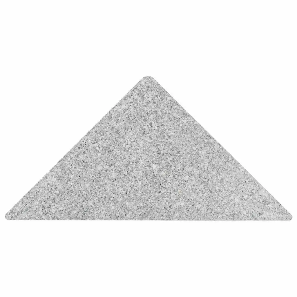 Umbrella Weight Plate Triangular Granite Grey Base