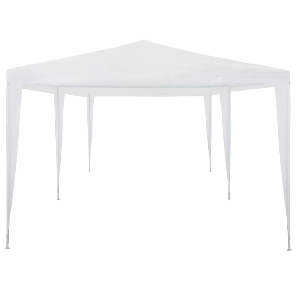 Party Tent PE Canopy 3x6 m White Steel Frame Outdoor Gazebo