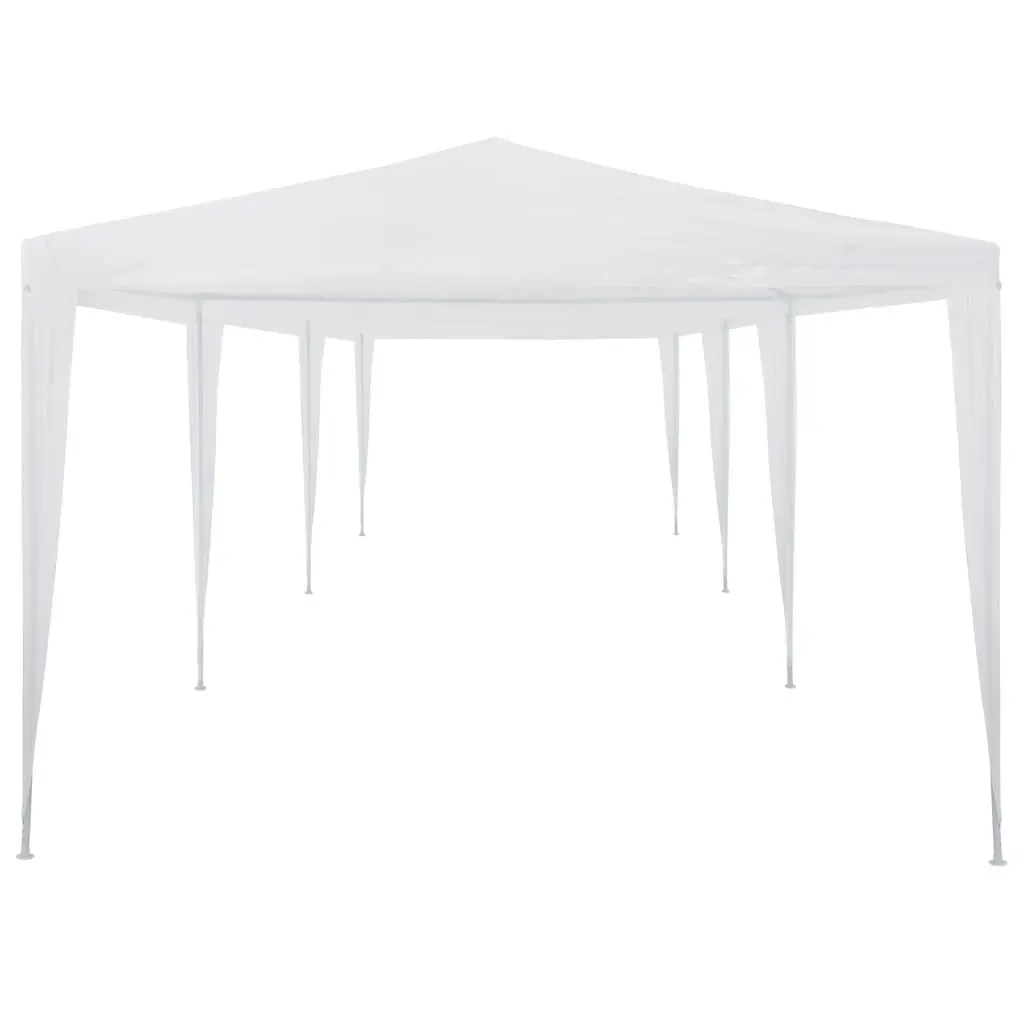 Party Tent Polyethylene 3x9 m White Outdoor Canopy Gazebo