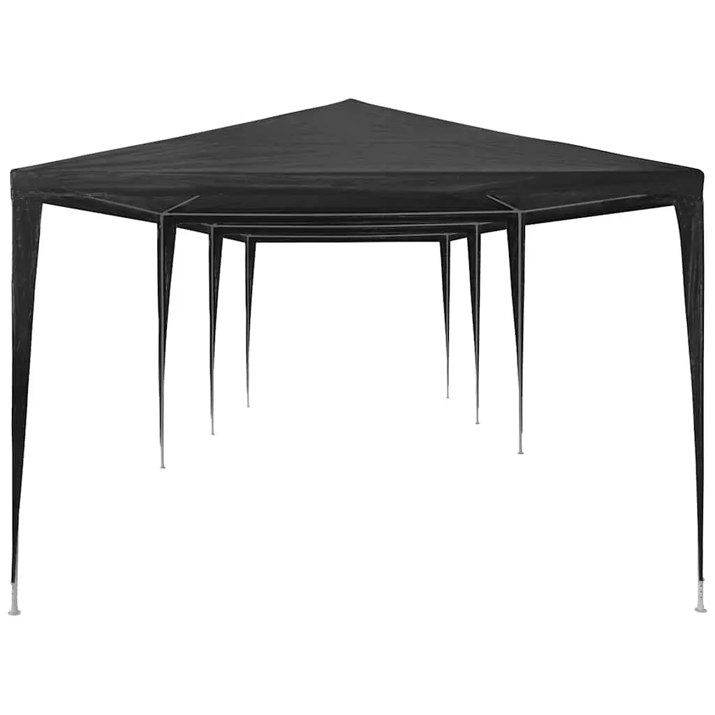Party Tent Polyethylene 3x9m Anthracite Outdoor Gazebo Canopy Garden Shelter