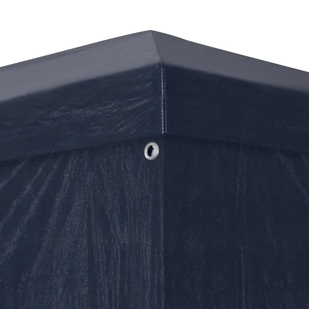 Party Tent Polyethylene 3x3m Blue Outdoor Canopy Gazebo Shelter with Door Panels