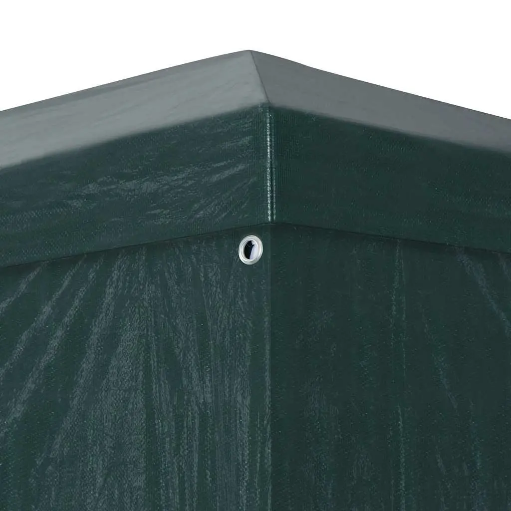 Party Tent 3x3m Green Outdoor Canopy Gazebo with Panels Door Windows Garden