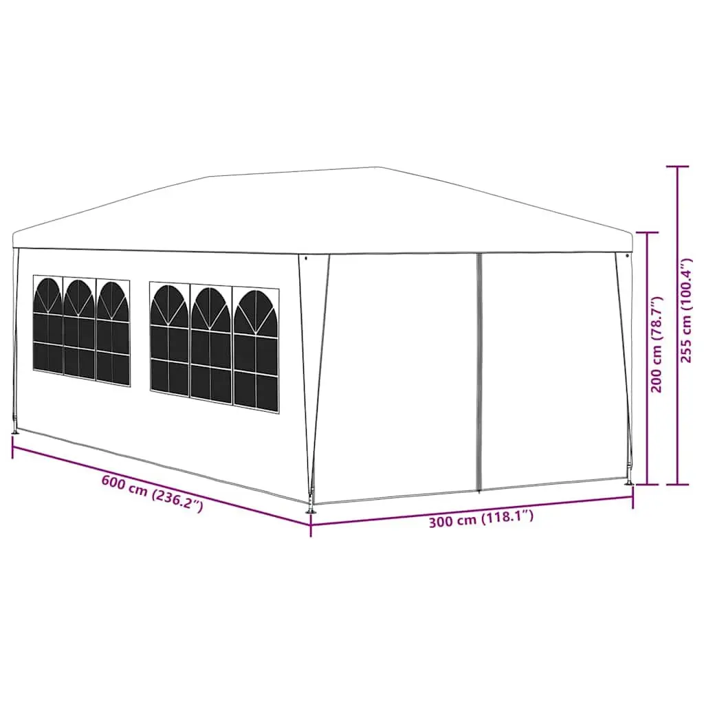 3x6 m Tent for Outdoor Gatherings