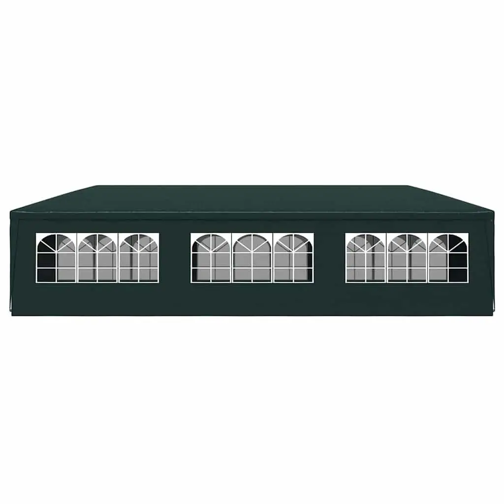 Party Tent Polyethylene 3x9m Green Outdoor Canopy Gazebo Garden Marquee with Side Panels
