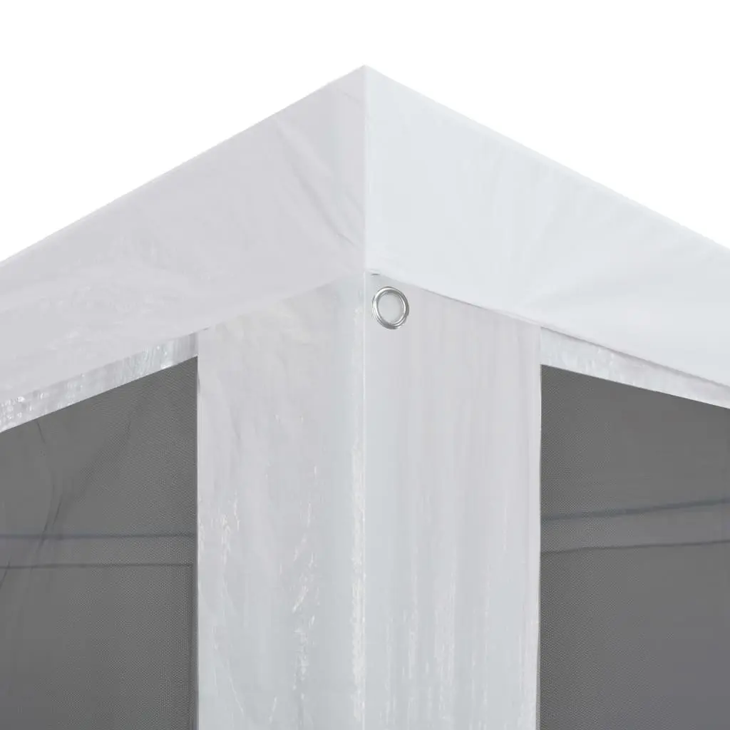 Party Tent with Mesh Sidewalls 3x3m Outdoor Canopy Gazebo Wedding Events