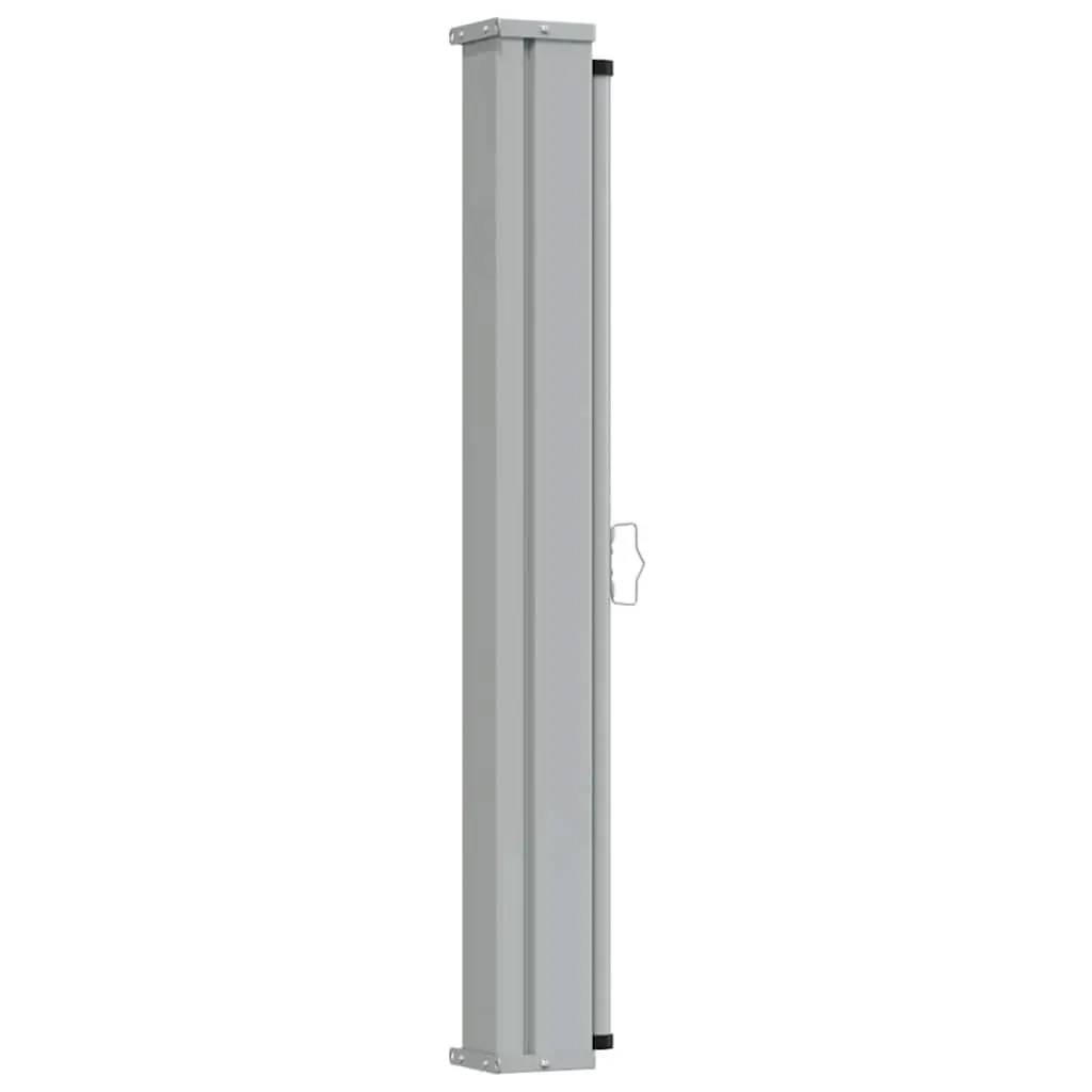 Patio Side Awning Retractable Polyester 120 x 300 cm Grey Outdoor Privacy Shade