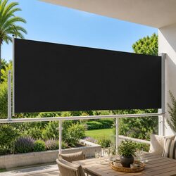 Practical Retractable Awning 140 x 300 cm for Outdoor Use