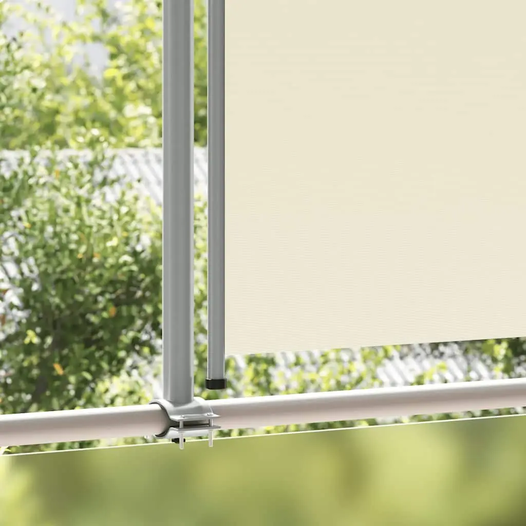 Retractable Side Awning Iron 160 x 300 cm Cream