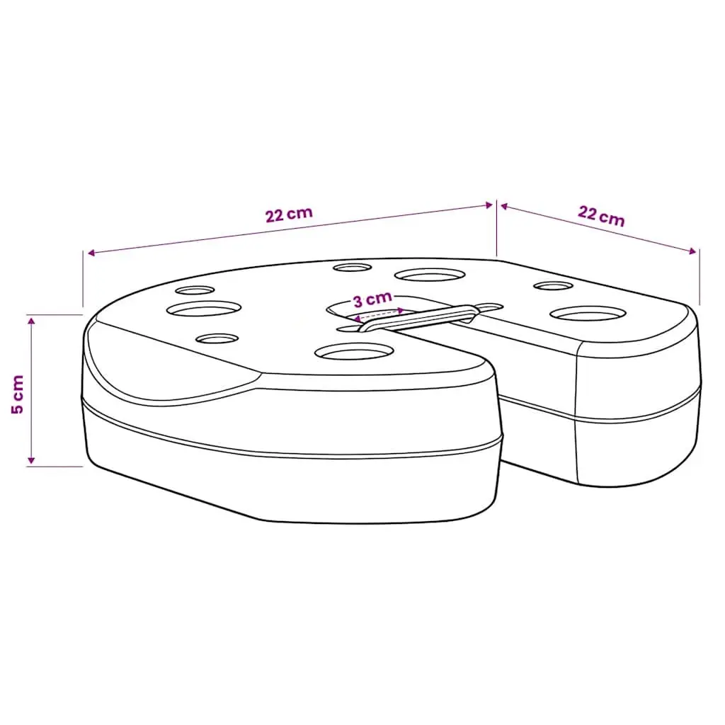 Weight Plates for Outdoor Tent Stability