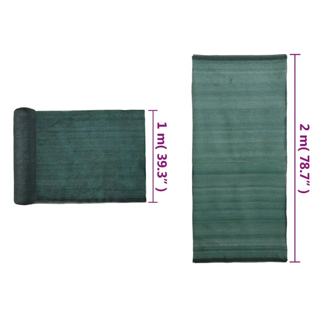 Privacy Shade Net Outdoor Sun Protection Green 2x10m Garden Balcony Patio Screen