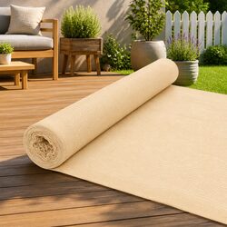 Practical Beige HDPE Privacy Net for Balconies