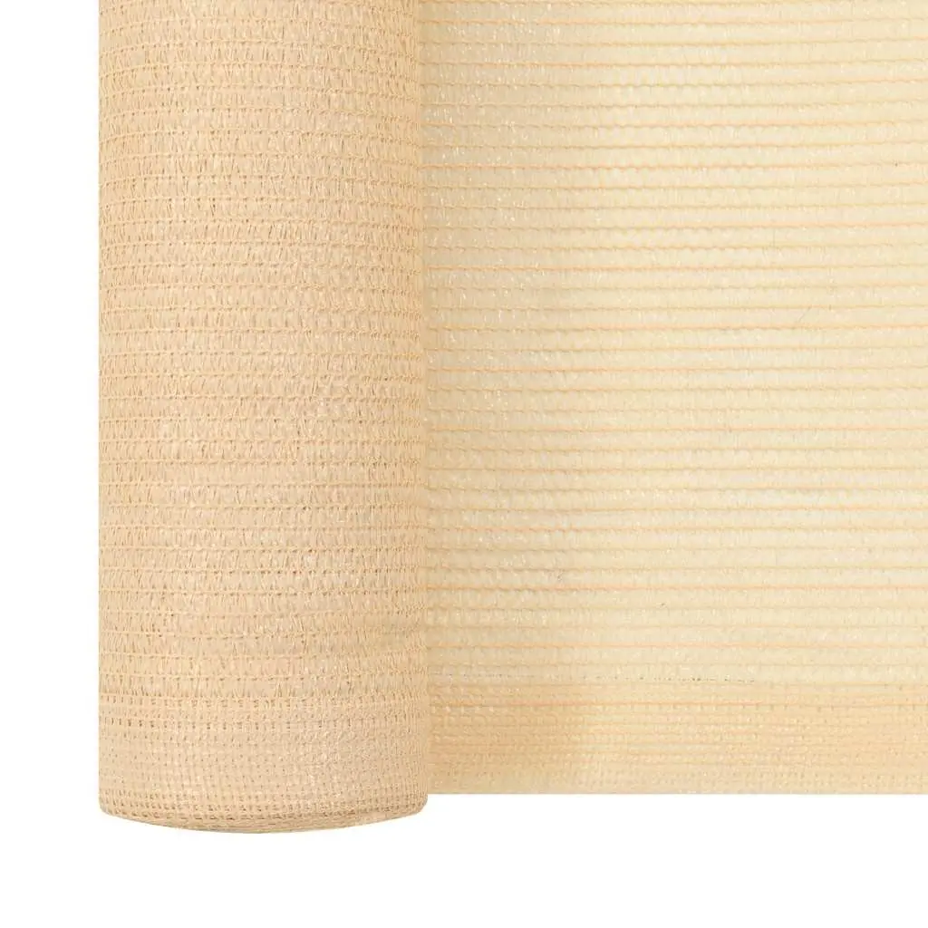 Beige Privacy Shade Net for Home Use 2x25m