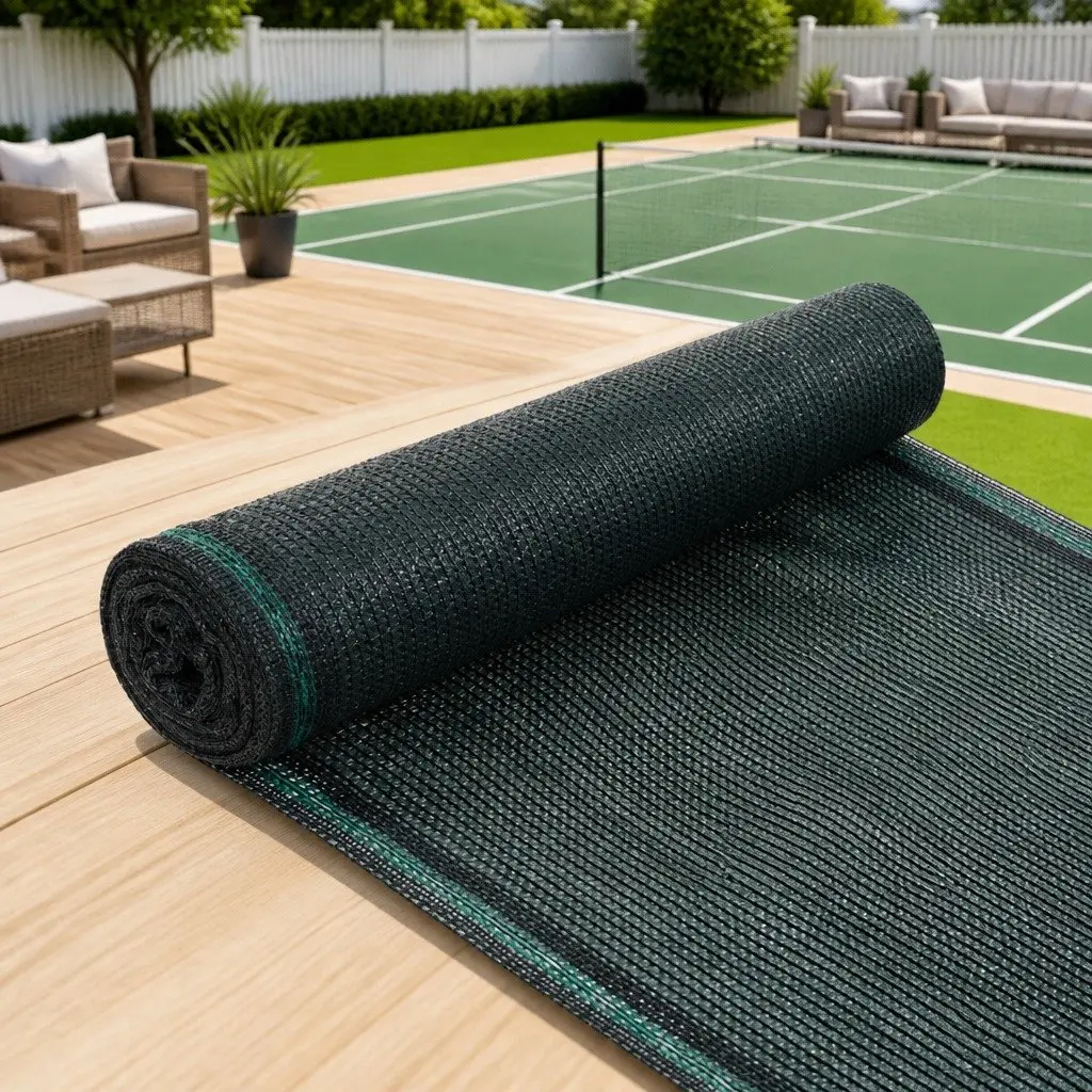 Tennis Court Screen HDPE Privacy Barrier Windbreak Weather Protection 1.6 x 25m