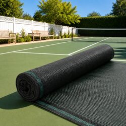 Tennis Court Screen HDPE Windbreak Privacy Barrier 1.8 x 25m Green Outdoor