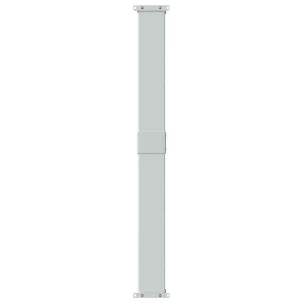 Retractable Awning Grey 140x300cm UVproof Tearresistant Polyester Outdoor Privacy Screen
