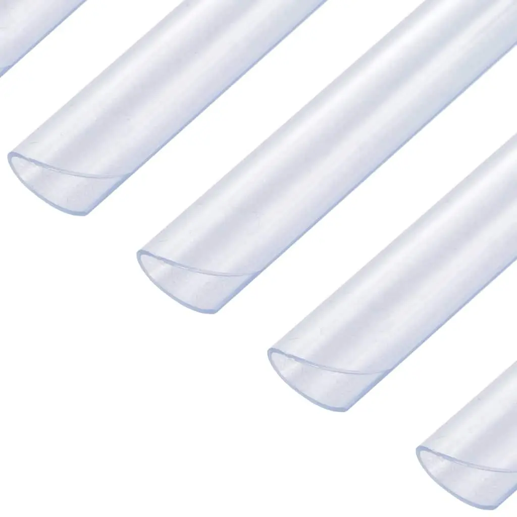 100 Count PVC Transparent Fence Strip Clips