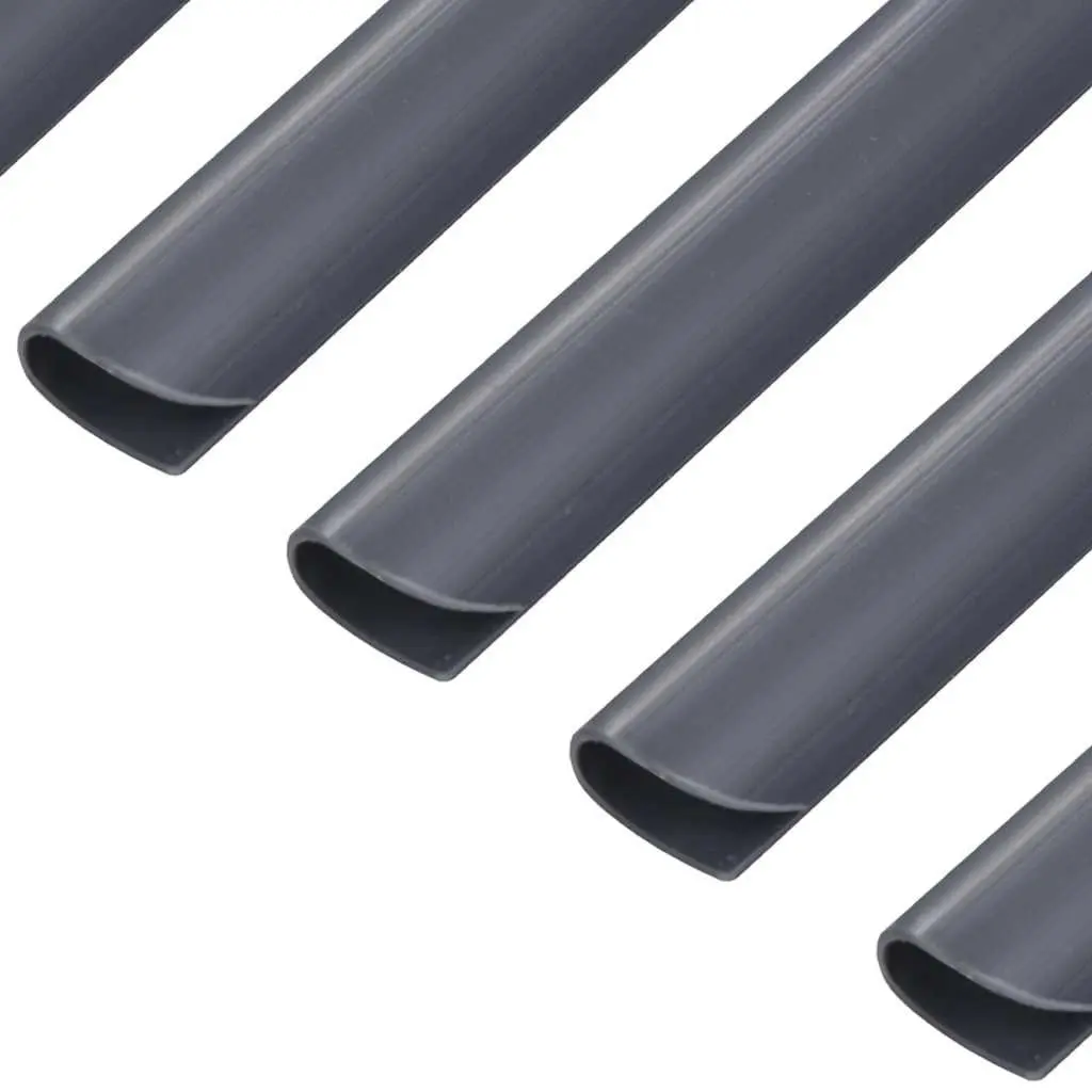 PVC Fence Mounting Clips Anthracite 100 Piece Weather Resistant Fasteners for Secure Installation